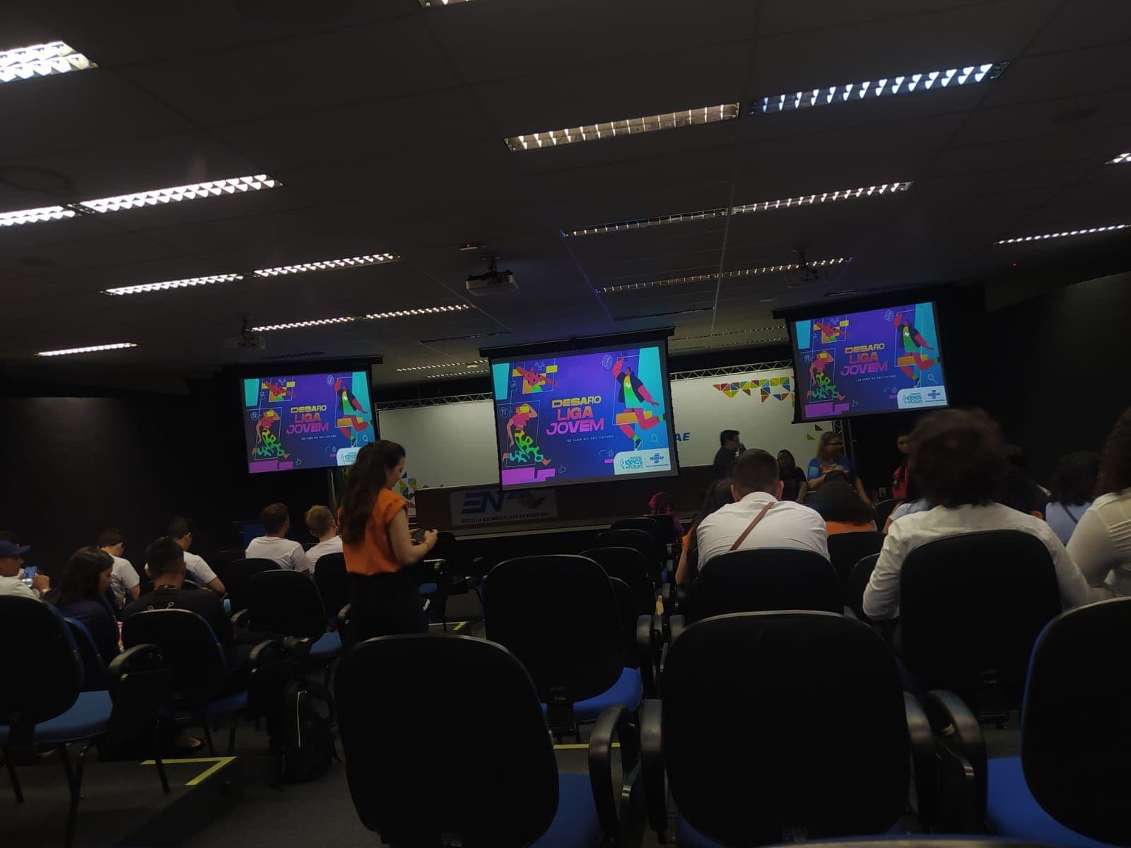 Local da apresentação na FATEC SEBRAE